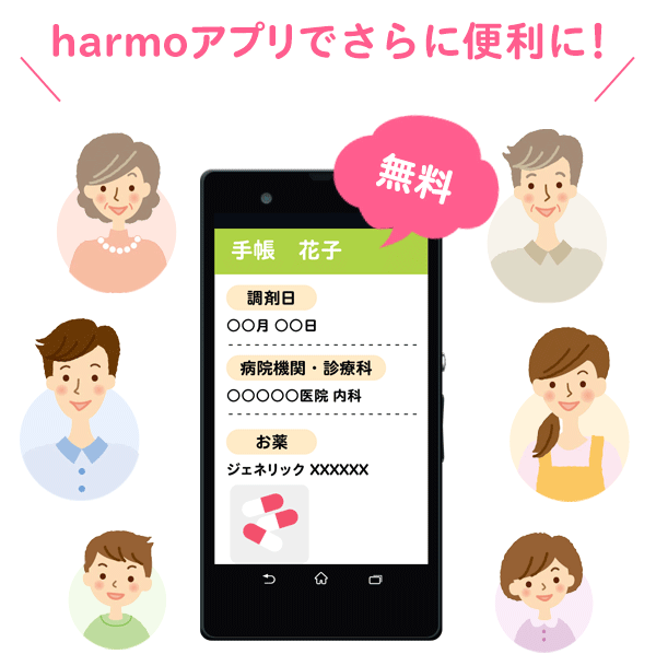 harmoアプリでさらに便利に！